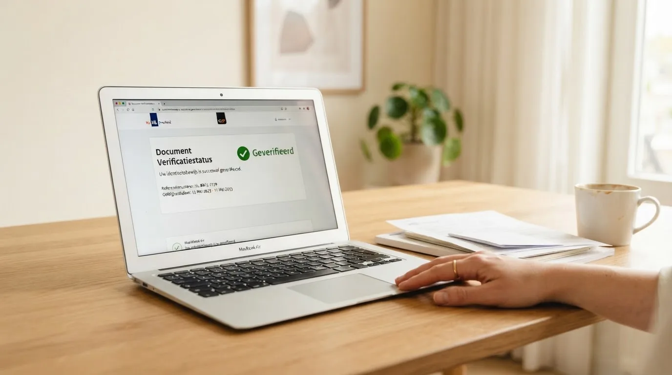 Het openbare vergunningsregister van de Ksa op een computerscherm
